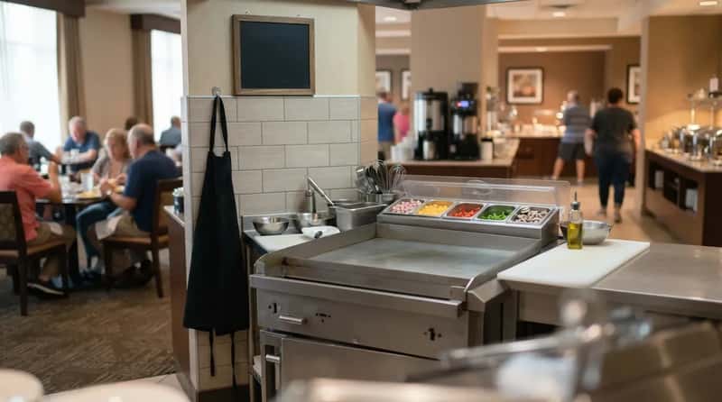 #23 - The Chef-Attended Omelet Station Nobody Waits in Line For Anymore (Image Credits: Gemini)