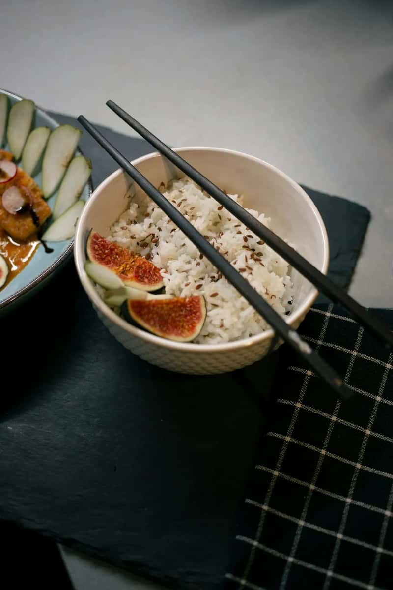 Keep Chopsticks Out of Your Rice (Image Credits: Unsplash)