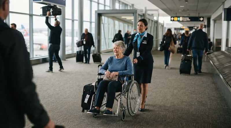 #10 - The Help Doesn't Stop When the Plane Lands - They Walk You to Your Bags (Image Credits: Gemini)