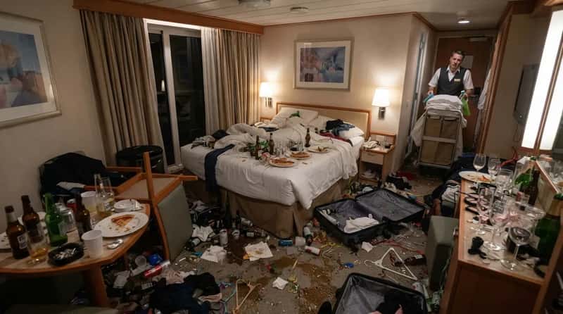#4 - Trashing the Cabin on the Last Night Like It's a Frat House (Image Credits: Gemini)