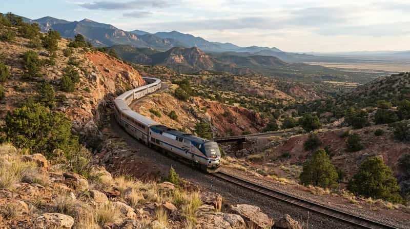 #6 - Southwest Chief: High Desert, Raton Pass, and a Grand Canyon Gateway (Image Credits: Gemini)