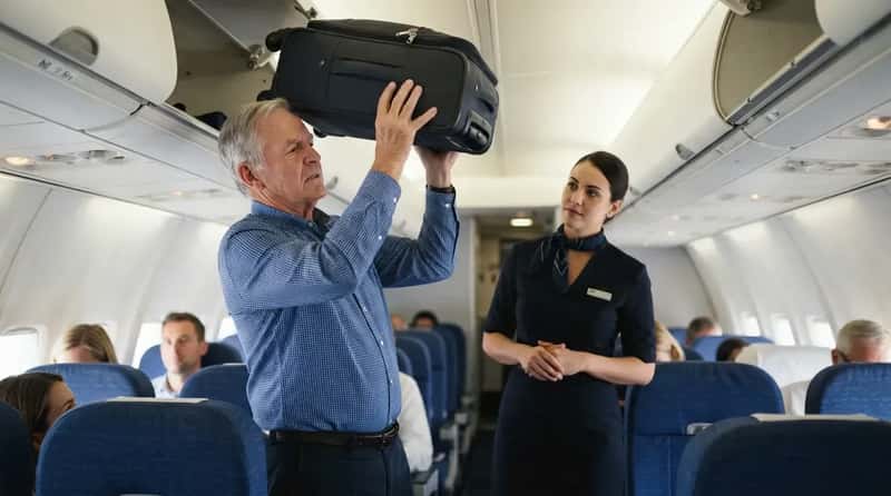 #12 - Handling Luggage Independently, Even When It's Clearly a Struggle (Image Credits: Gemini)