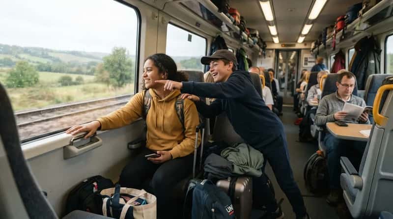 #21 - Siblings Fighting Over the Window Seat One Last Time (Image Credits: Gemini)