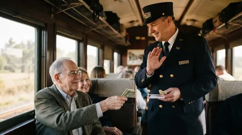 #6 - They Still Try to Tip the Conductor (And Get Politely Corrected) (Image Credits: Gemini)