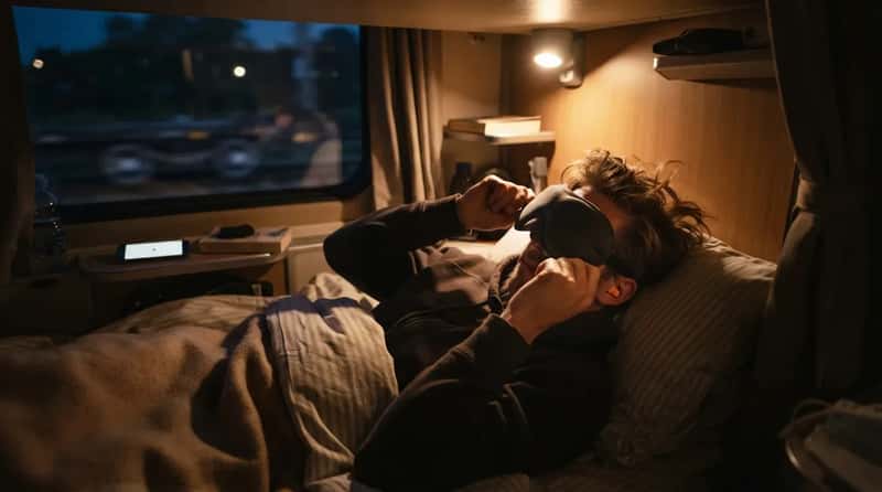 #9 - Earplugs and an Eye Mask Come Out Before the Lights Do (Image Credits: Gemini)
