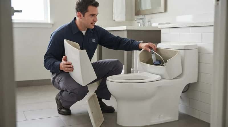 #9 - The “Clogged” Toilet That Is Really Just Water-Saving Design (Image Credits: Gemini)