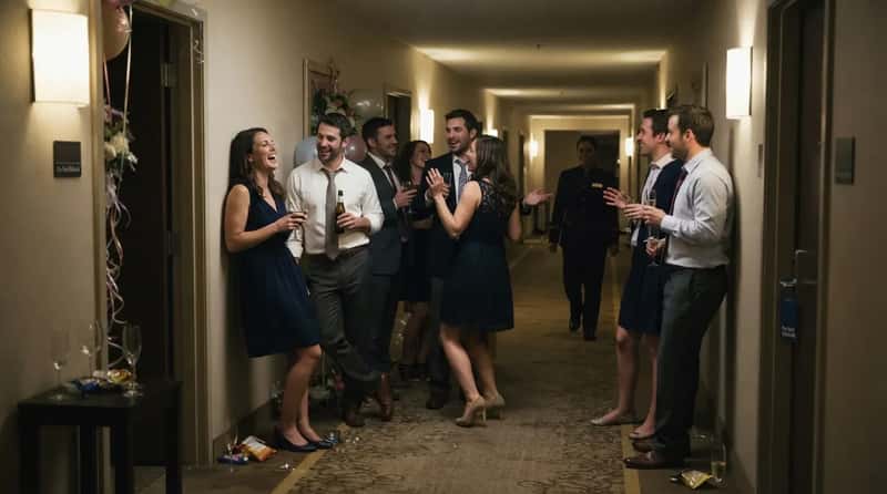 #18 - The Wedding After-Party That Moved Into the Hallway (Image Credits: Gemini)