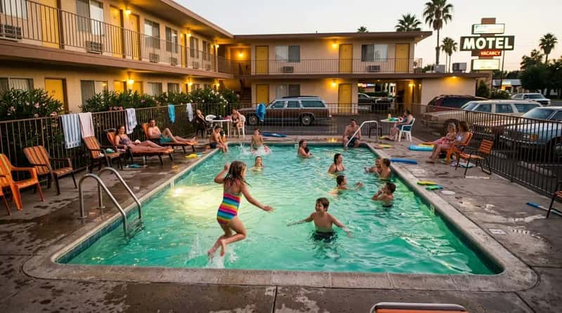 #8 - You Stayed at a Motel With a Pool and It Was the Highlight of the Trip (Image Credits: Gemini)