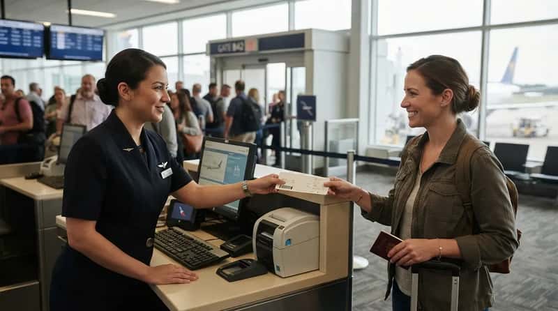 #8 - Requesting a Corrected Boarding Pass for a Name Typo (Image Credits: Gemini)