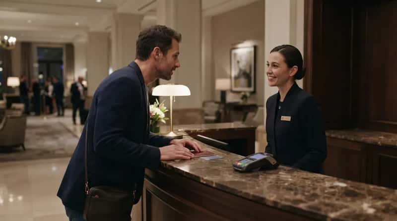 #7 - Asking Quietly Instead of in a Crowded Lobby (Image Credits: Gemini)