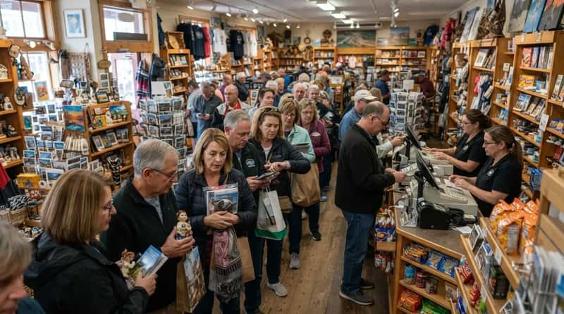 24. Gift Shop Stops Always Run Long, Every Single Time (Image Credits: Gemini)