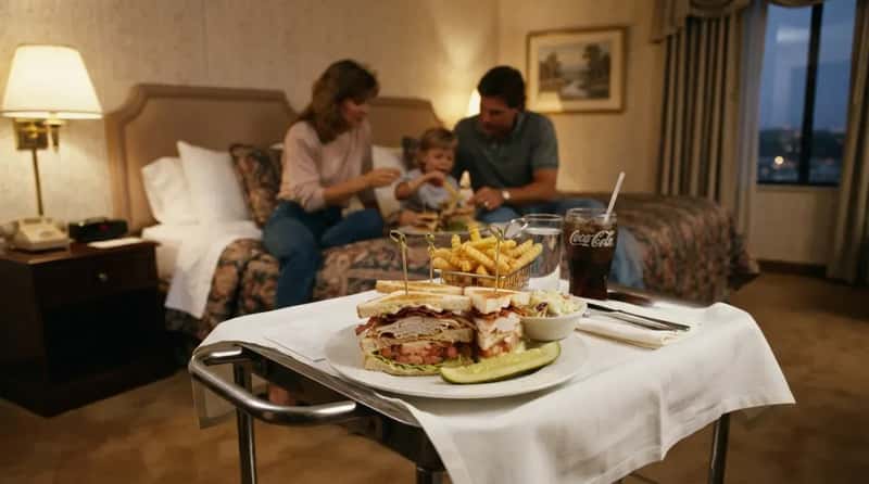 #17 - Room Service Club Sandwiches Made Hotel Rooms Feel Luxurious (Image Credits: Gemini)