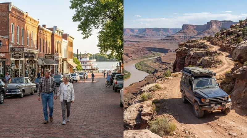 #6 - The Great River Road Is a Retiree's Dream, While the White Rim Trail Is a Young Person's Dare (Image Credits: Gemini)