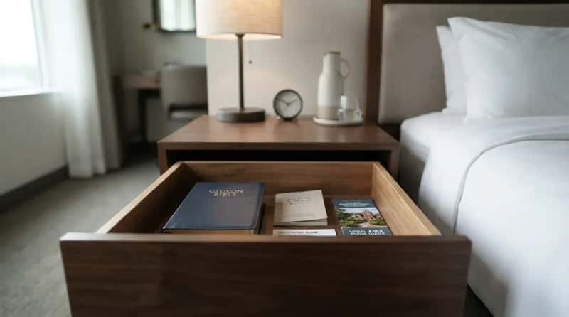 #2 - Gideon Bibles Are Being Pulled From Nightstand Drawers (Image Credits: Gemini)