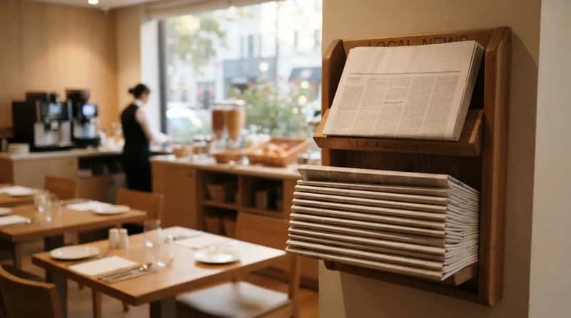 7. You Might Grab the Last Untouched Local Newspaper (Image Credits: Gemini)