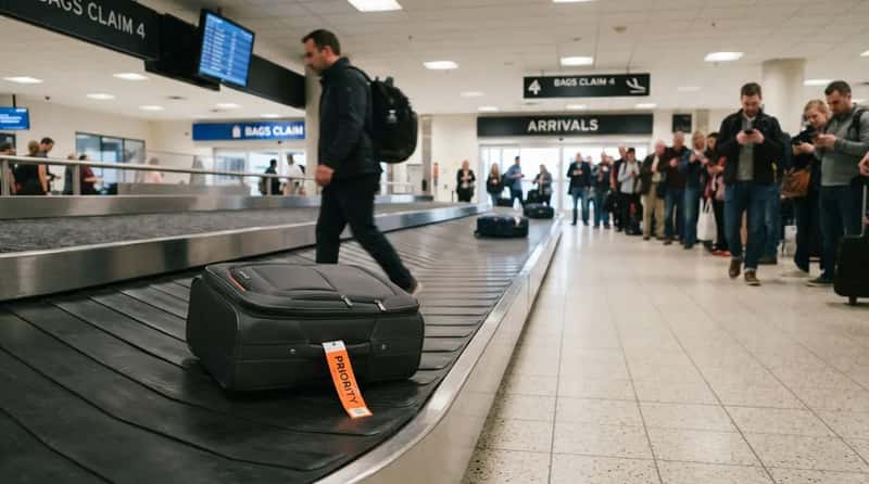 #8 - Ignoring the Priority-Tagged Bag That Already Arrived Early (Image Credits: Gemini)