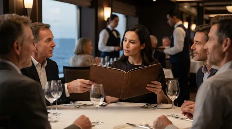 #13 - The Person the Whole Table Quietly Looks At When the Wine List Arrives (Image Credits: Gemini)