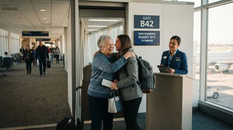 #1 - They'll Get You a One-Time Gate Pass So Family Can Walk You to the Door (Image Credits: Gemini)