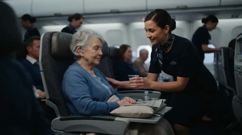 #17 - Elderly Solo Flyers Get Watched More Closely (Image Credits: Gemini)