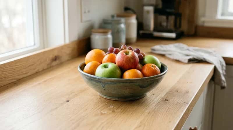 #20 - A Bowl of Real Fruit or Snacks on the Counter (Image Credits: Gemini)