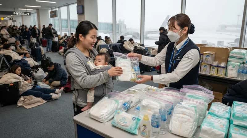 9. Water, formula, and diapers appear at no cost (Image Credits: Gemini)