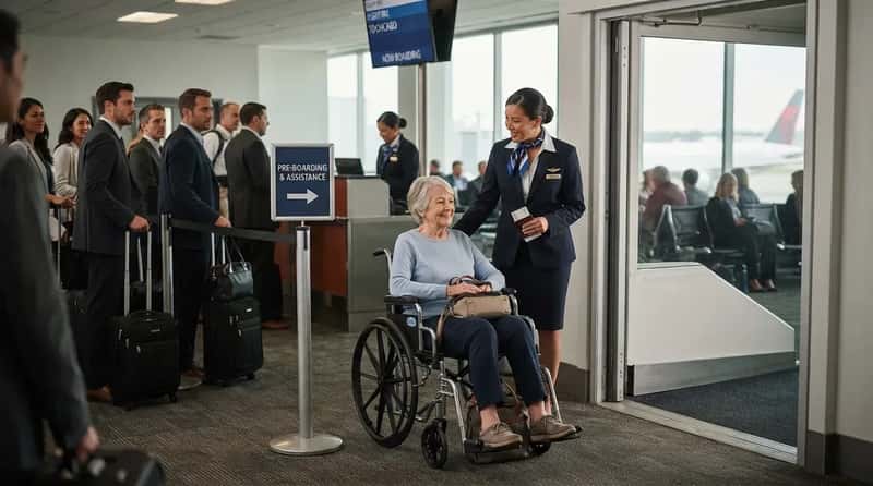 #14 - Requesting a Wheelchair Can Move You Ahead of First Class (Image Credits: Gemini)