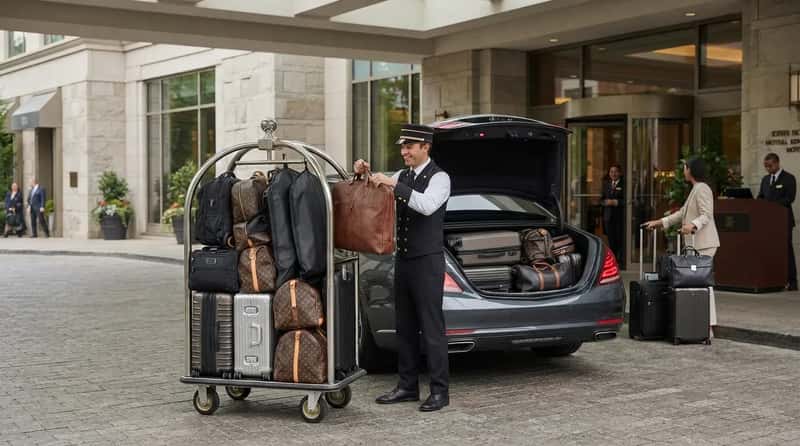 #13 - The Luggage Pile That Predicts How Long You're Staying (Image Credits: Gemini)
