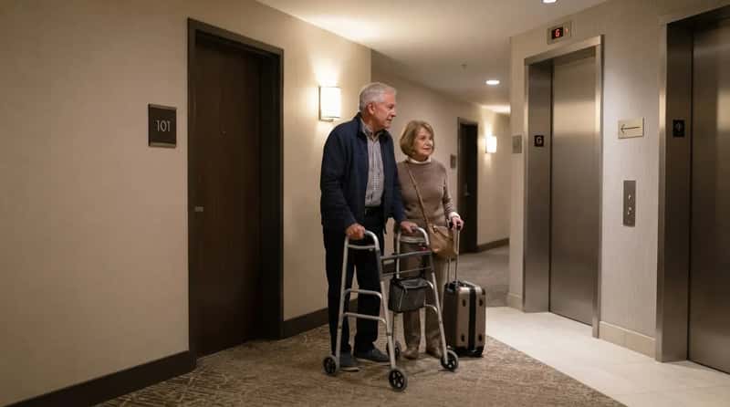 #12 - Ground-Floor Or Near-Elevator Hotel Rooms Get Requested First For Older Travelers (Image Credits: Gemini)