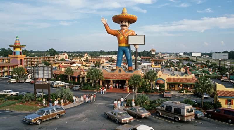 #1 - South of the Border Turned a Beer Stand Into a 300-Acre Roadside Kingdom (Image Credits: Gemini)