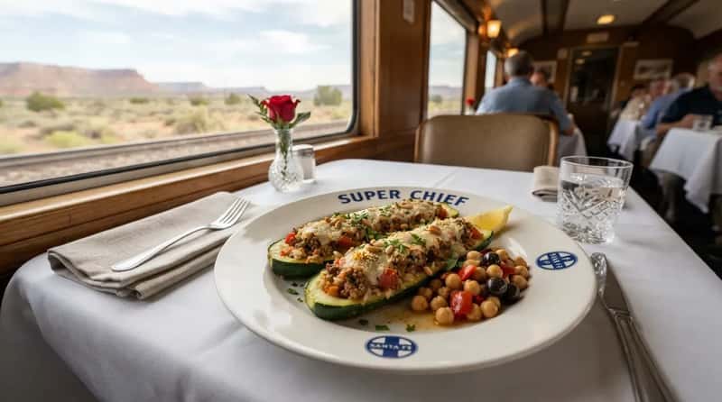#11 - Santa Fe Super Chief's Stuffed Zucchini Andalouse Was a Chef's Signature Dish (Image Credits: Gemini)
