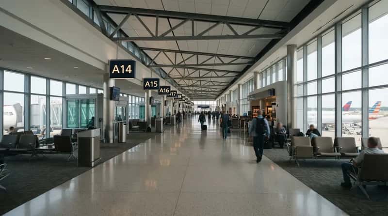 5. Gate Numbers Go in a Straight Line, Not a Scavenger Hunt (Image Credits: Gemini)