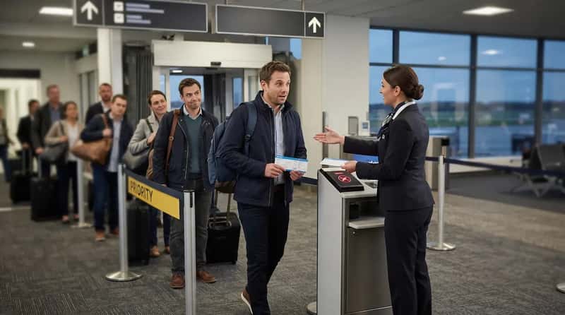 #14 - Drifting Into Priority Boarding on a Basic Economy Ticket (Image Credits: Gemini)