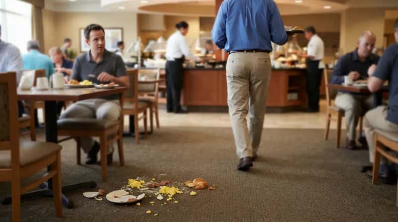 #5 - Letting Food Hit the Floor and Walking Away (Image Credits: Gemini)