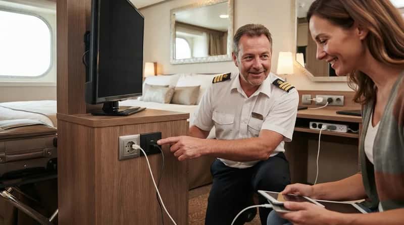 #5 - Hidden Outlets Cabin Stewards Reveal Only When Asked (Image Credits: Gemini)