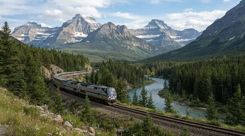 #4 - Empire Builder: Glacier Country, If the Train Runs on Time (Image Credits: Gemini)