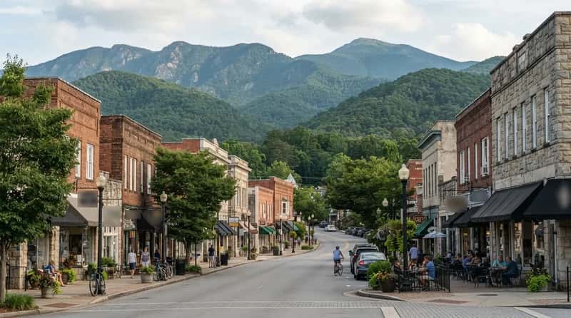 #7 - Black Mountain, North Carolina: The Blue Ridge Town Asheville Overshadows (Image Credits: Gemini)