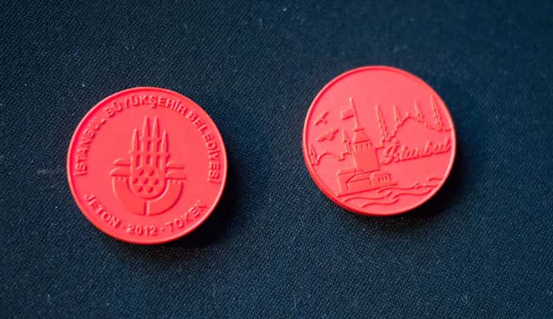 9. Old subway tokens and transit tickets (Schezar, Flickr, CC BY 2.0)