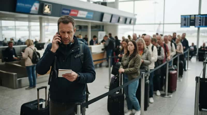 #25 - They Work the Phone While Everyone Else Stares at the Line (Image Credits: Gemini)