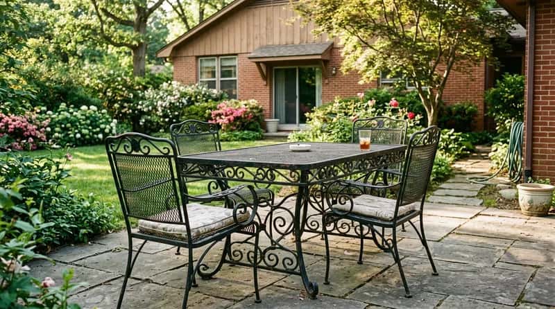 #22 - Wrought Iron Patio Furniture That Weighed as Much as a Car (Image Credits: Gemini)
