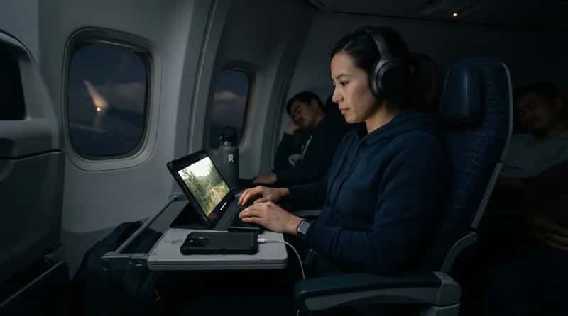#9 - They Download Everything Before Leaving Home, Because In-Flight Wi-Fi Is a Gamble (Image Credits: Gemini)