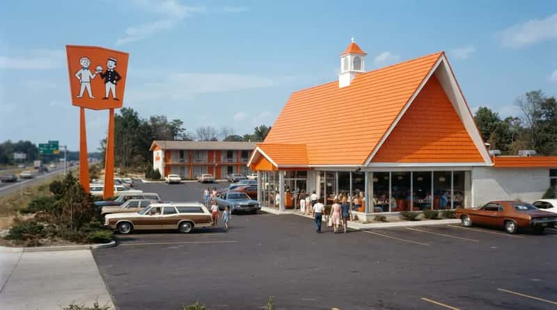 #1 - Howard Johnson's: The Orange Roof That Meant You'd Made It (Image Credits: Gemini)