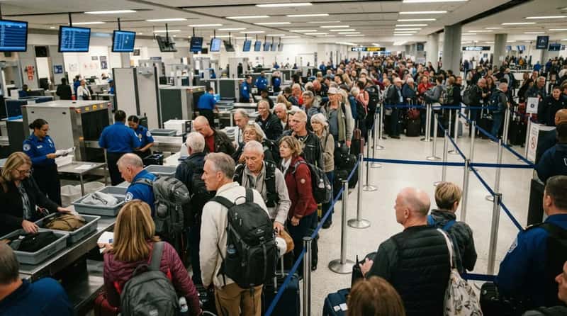 2. Airport Security Lines Always Take Longer Than Anyone Guesses (Image Credits: Gemini)