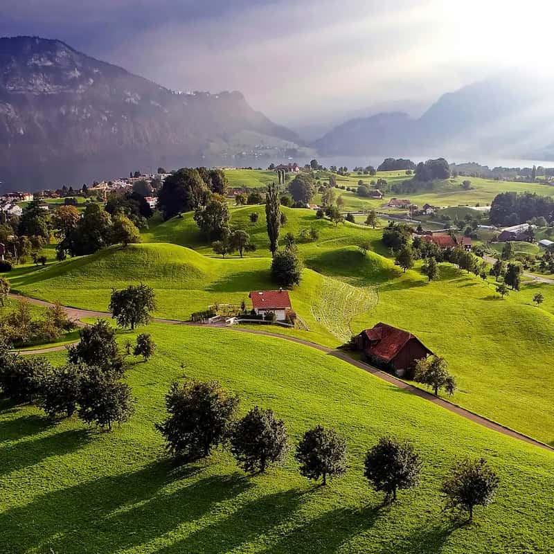 Doing loud chores on a Swiss Sunday (Image Credits: Unsplash)