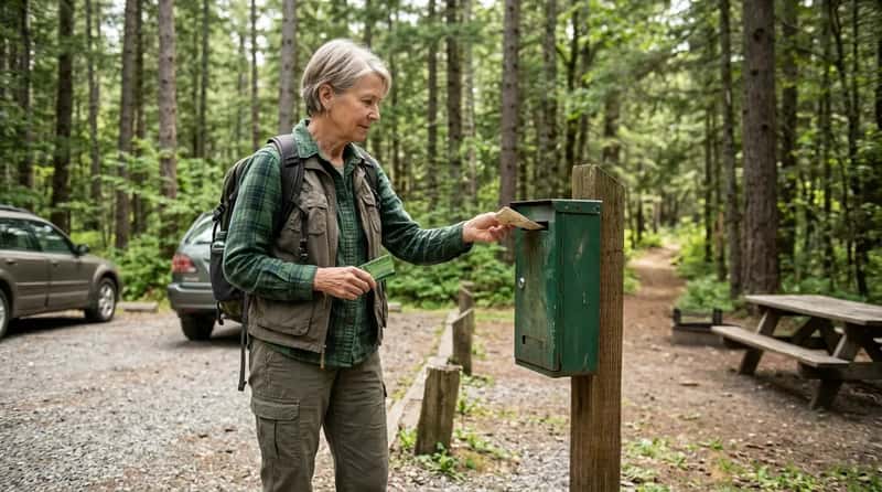 #19 - The Forest Picnic Spot With the Little Fee Envelope (Image Credits: Gemini)