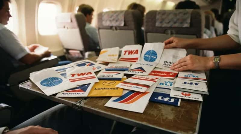 #10 - Airsickness Bags Doubling as Souvenirs (Image Credits: Gemini)