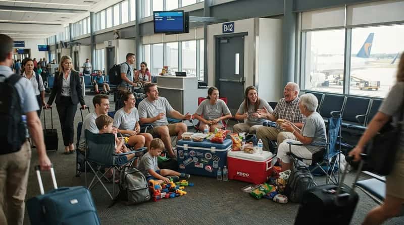 #5 - Turning Family Reunions Into Gate-Area Tailgates (Image Credits: Gemini)
