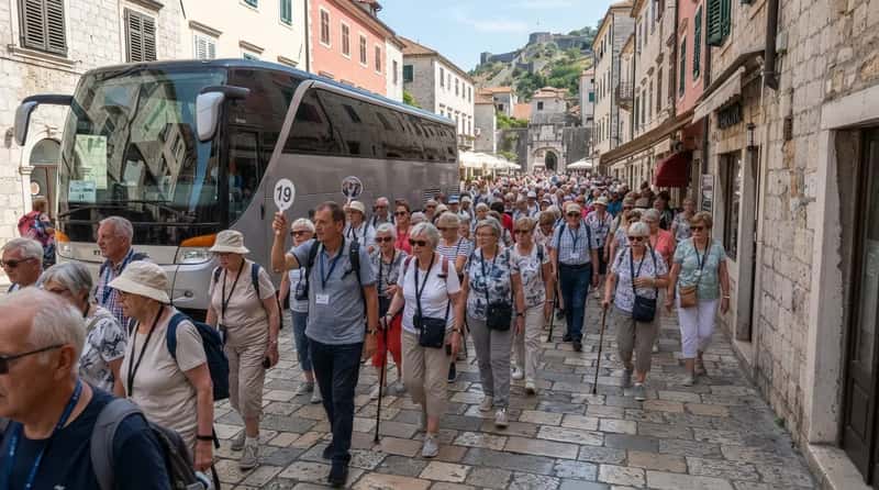 19. The Coach Holds 40 to 55 People, and You're Moving at Group Speed (Image Credits: Gemini)