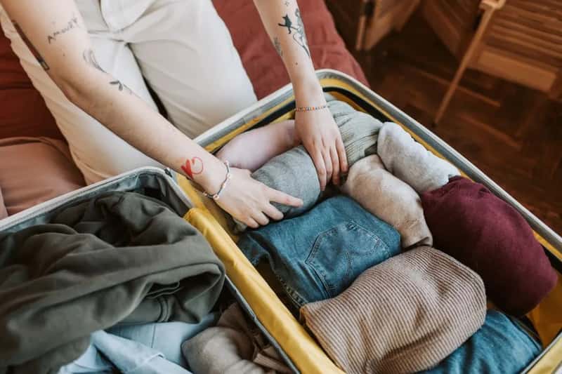 Overpacking for a trip that requires mobility (Image Credits: Pexels)
