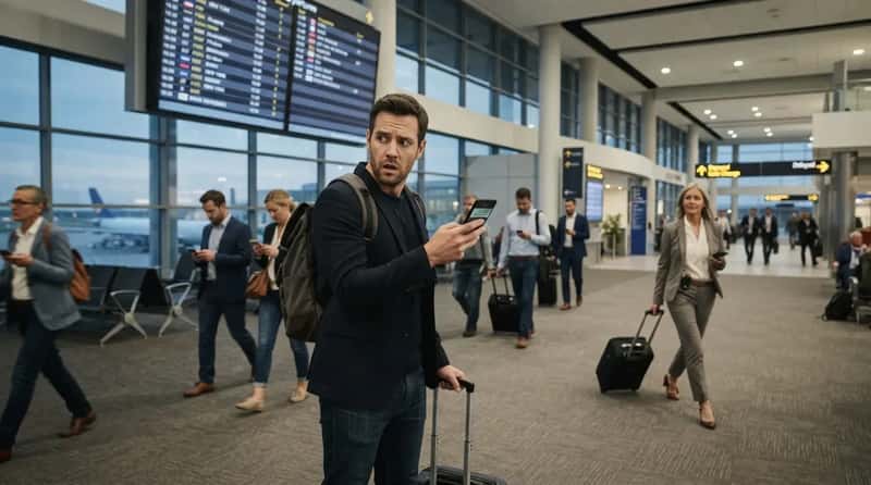 6. Ignoring real-time gate and delay alerts (Image Credits: Gemini)