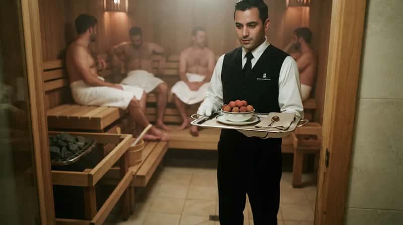 #20 - Lychee Nuts Delivered to a Room Full of Nude Guests (Image Credits: Gemini)